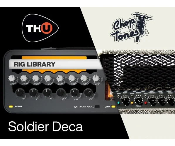 Overloud Choptones Soldier Deca - TH-U Rig Library interface