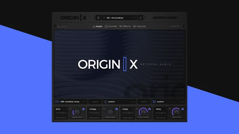 Origin X interface