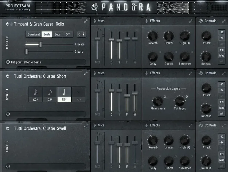 Project SAM Symphobia 4: Pandora interface