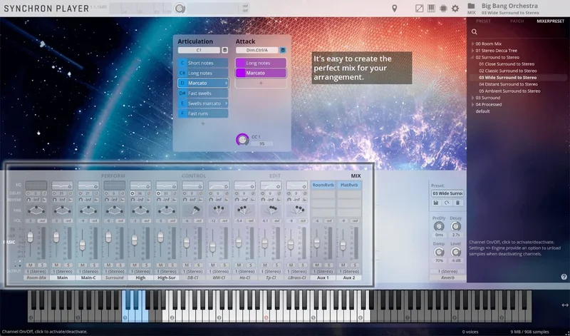 VSL Big Bang Orchestra: Free Basics interface