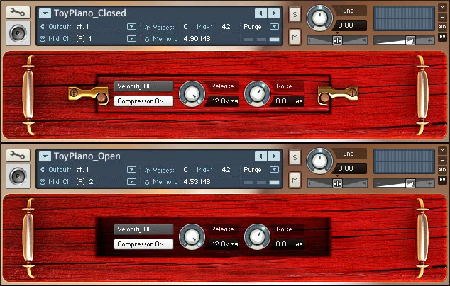 AudioThing Toy Piano interface