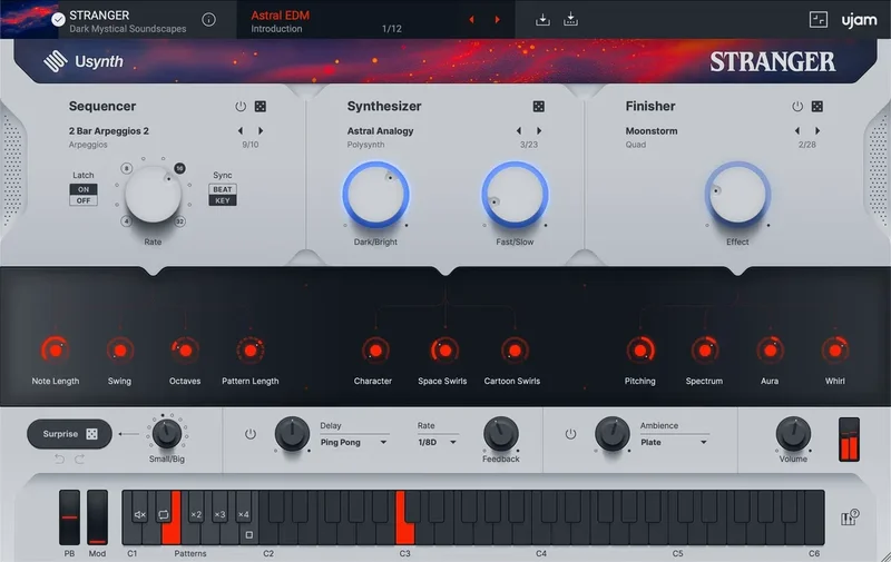 Ujam STRANGER interface