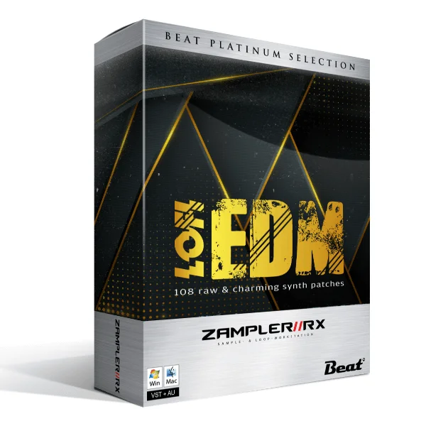 Beat Zampler Expansion: LoFi EDM interface
