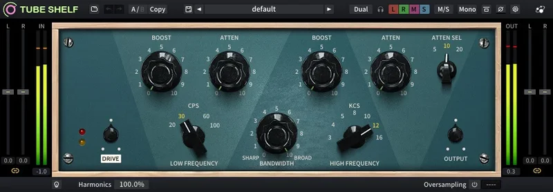 Three-Body Technology Deep Vintage Tube Shelf interface