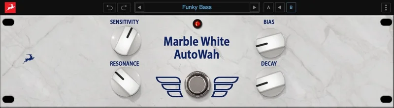 Antelope Audio Marble White AutoWah interface