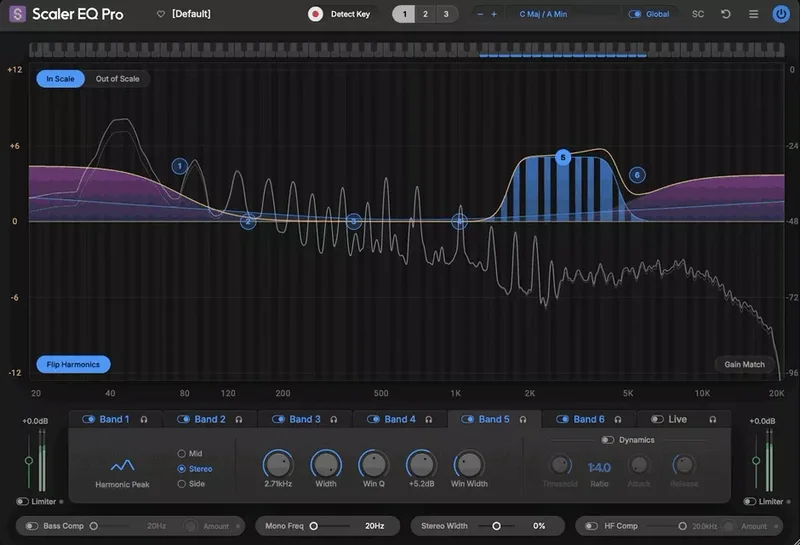 Scaler Music Scaler EQ Pro Upgrade interface