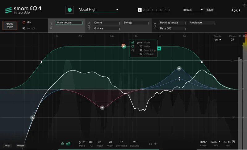 sonible smart:EQ 4 Upgrade from smart:EQ 3 interface
