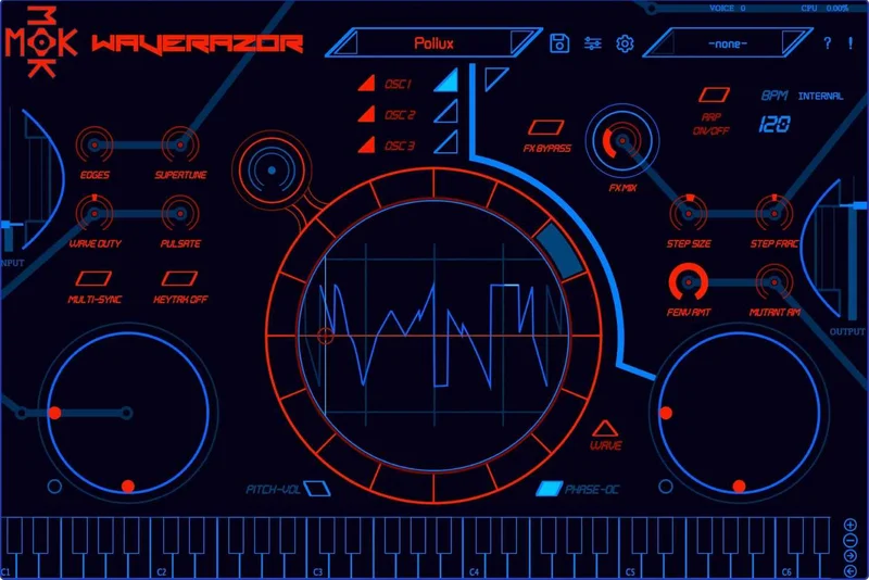 Tracktion MOK Waverazor interface