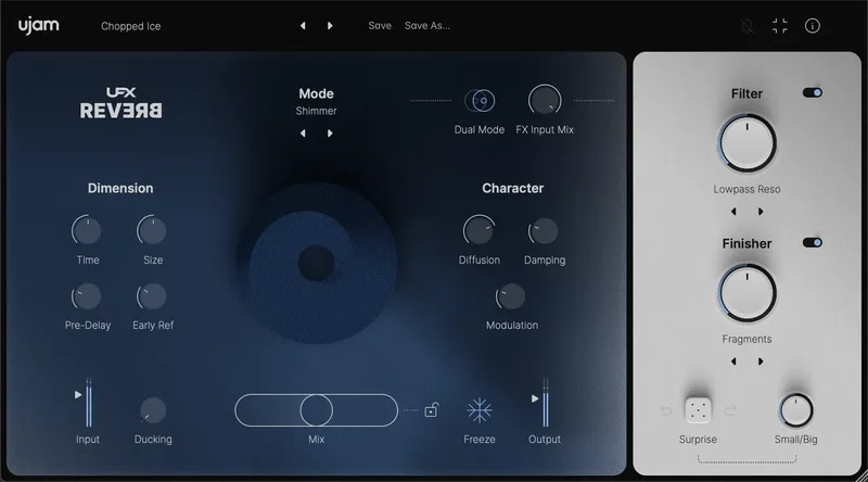 UJAM UFX Reverb Version 2 Crossgrade interface