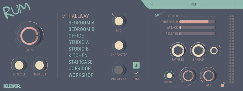 Klevgrand Rum interface