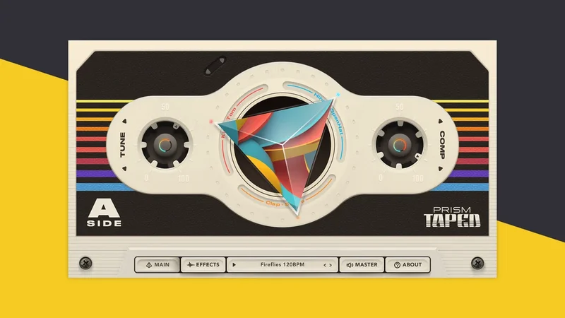Native Instruments PRISM Taped Indie Pop Drums interface