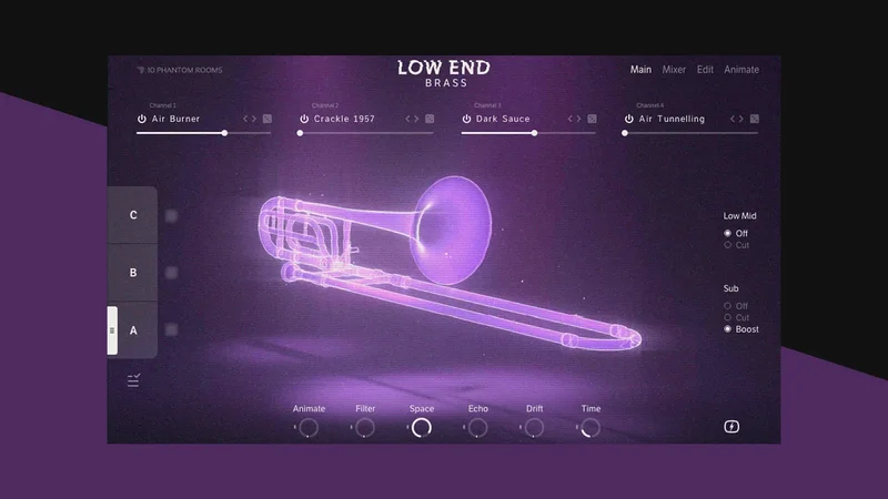 Low End Brass interface
