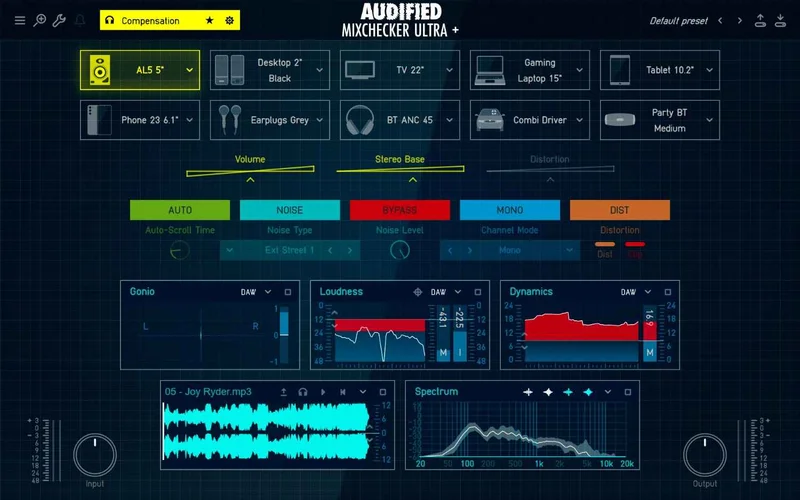Audified MixChecker Ultra Upgrade from MixChecker Pro interface