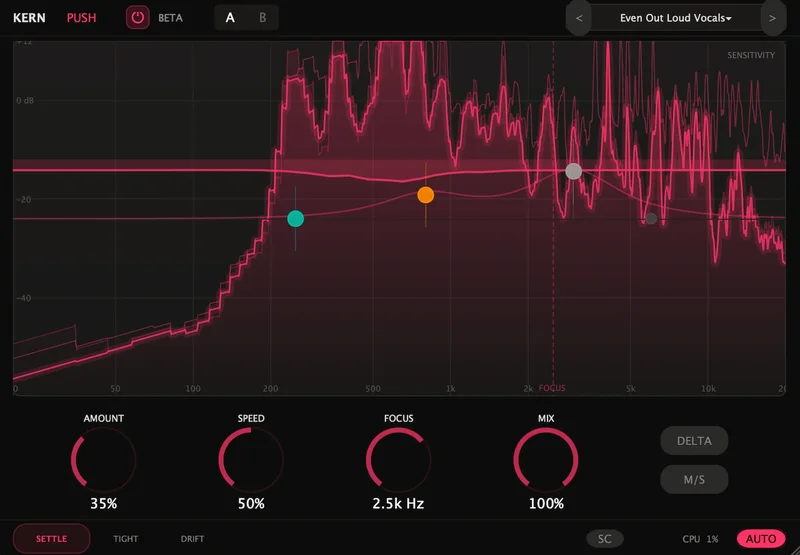 KERN Audio PUSH interface
