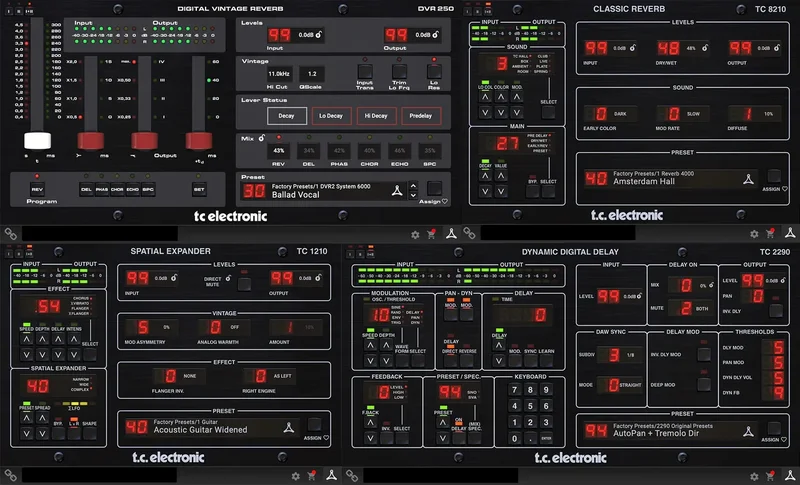 TC Electronic Icon Series Legacy Native Bundle interface