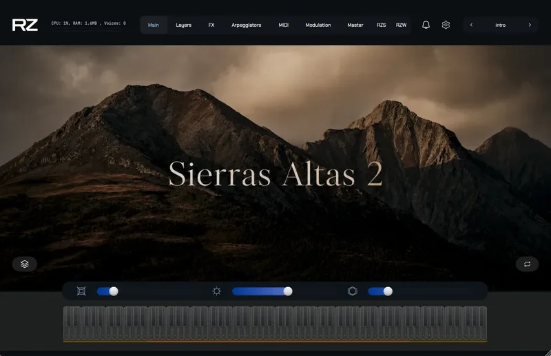 ZAK Sound Sierras Altas 2 interface