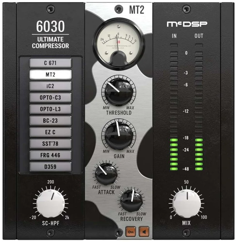 McDSP 6030 Ultimate Compressor Native v7 Upgrade from v6 interface