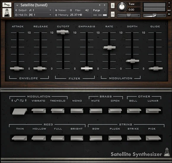 AudioThing Satellite interface