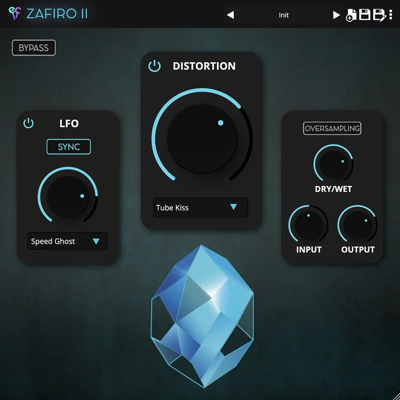 Ear Candy Zafiro II interface
