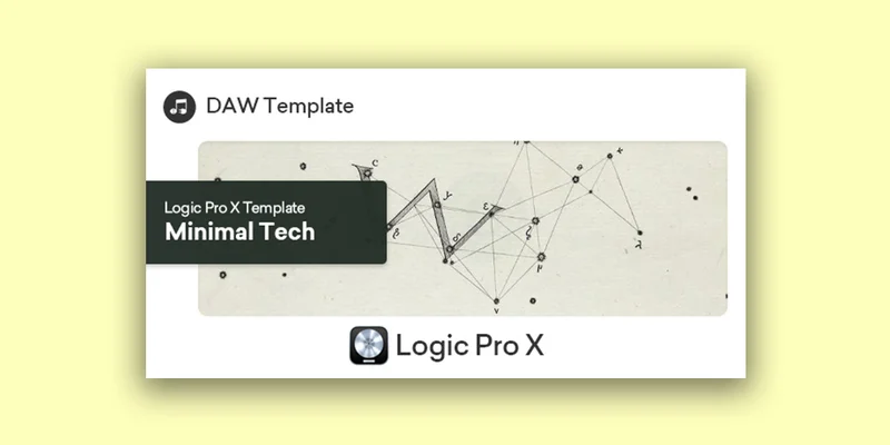 Plugin Boutique Minimal Tech Logic Pro X Template interface