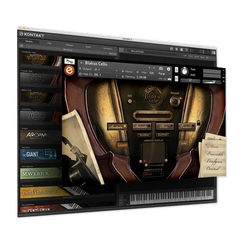 Embertone Blakus Cello interface