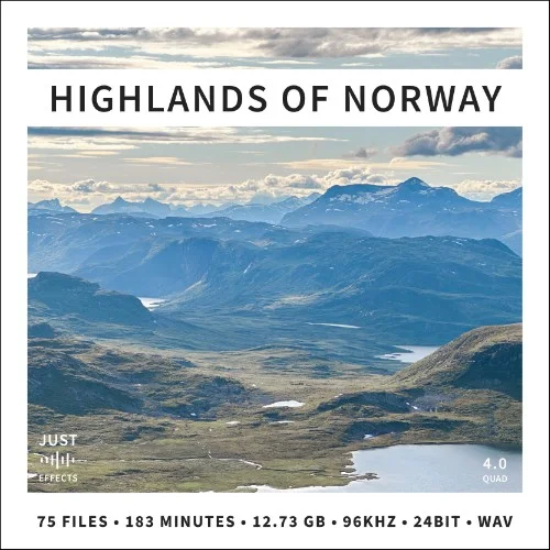 Just Sound Effects Highlands of Norway interface