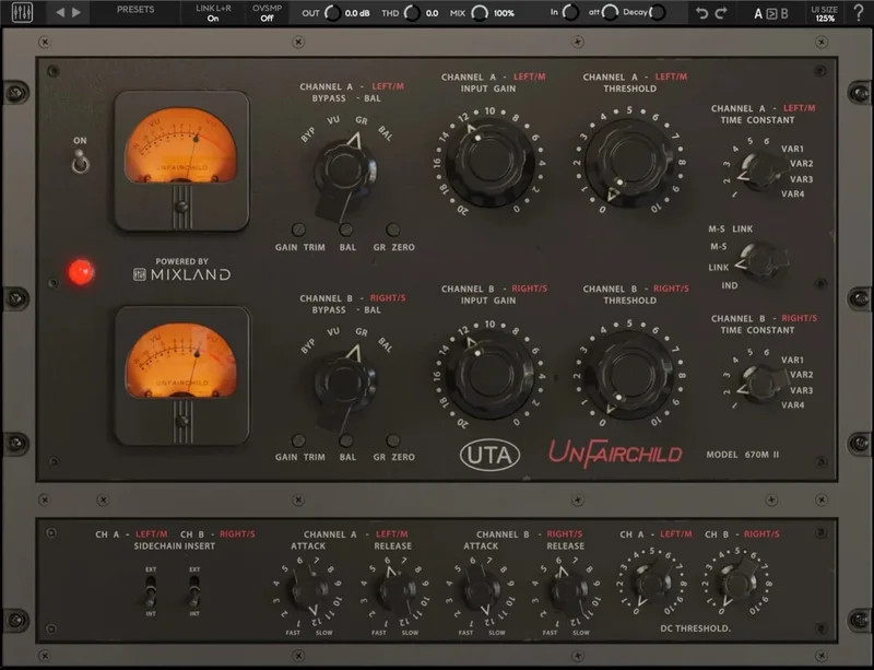 Undertone Audio UnFairchild 670M II interface