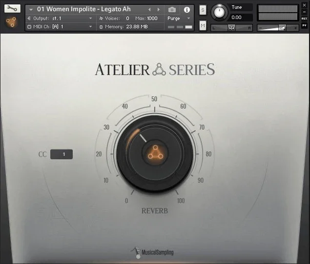 Musical Sampling Atelier Series Anthem Choir Bundle interface