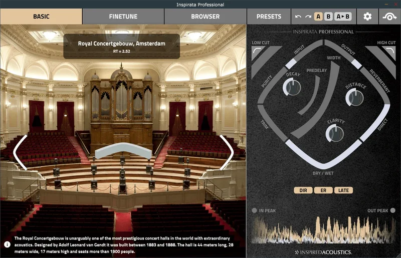 Inspired Acoustics Inspirata Immersive interface