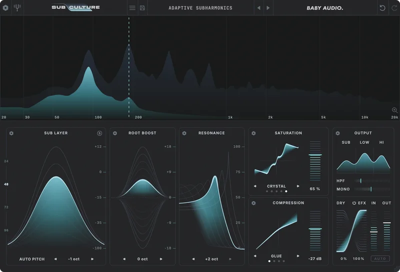 Baby Audio SubCulture interface