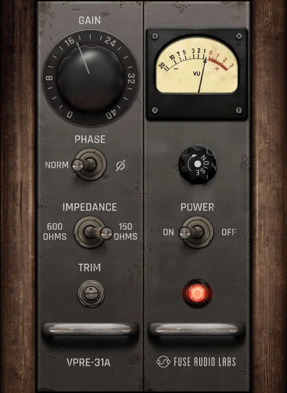 Fuse Audio Labs VPRE-31A Vintage Germanium Preamp interface