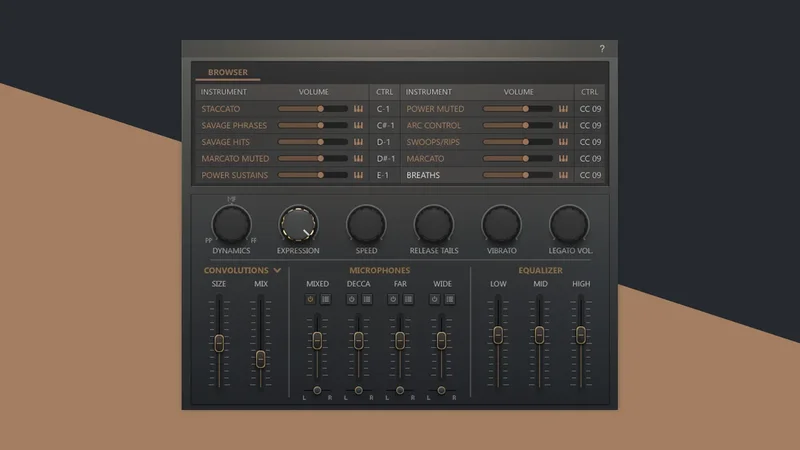 8Dio Majestica Professional interface