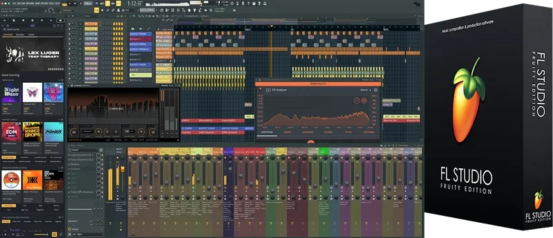 Image Line FL Studio Fruity Edition interface