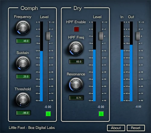 Boz Digital Labs Little Foot interface