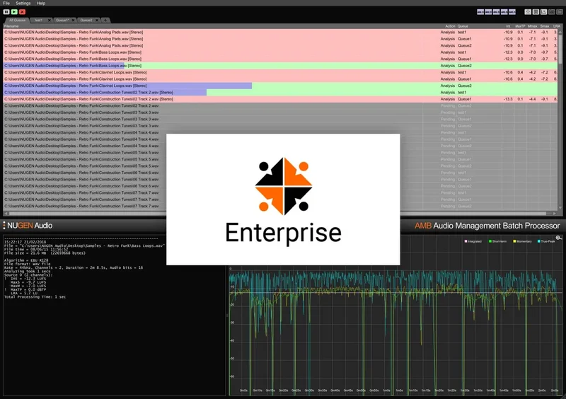 Nugen Audio AMB Enterprise Extension interface