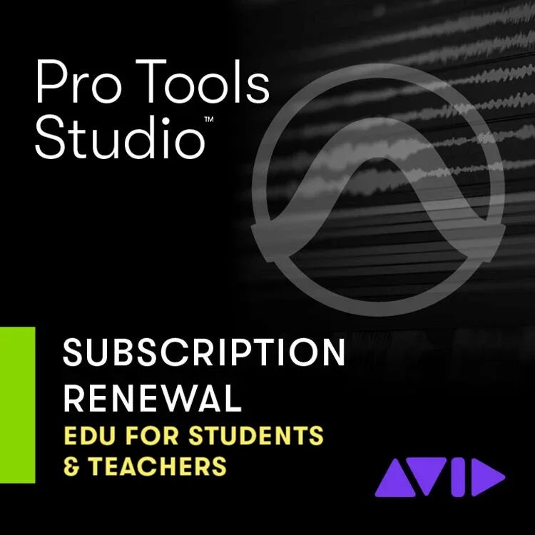 AVID Pro Tools Studio 1-Year Subscription Renewal [Education] interface