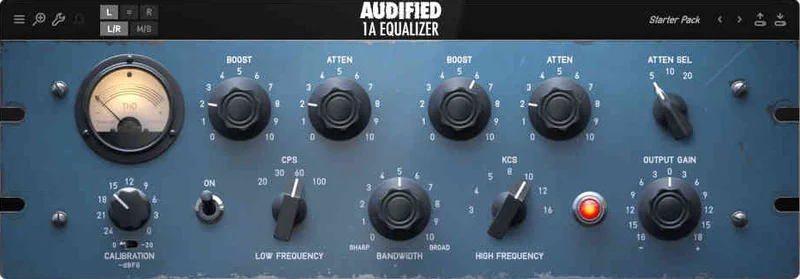 Audified 1A Equalizer interface