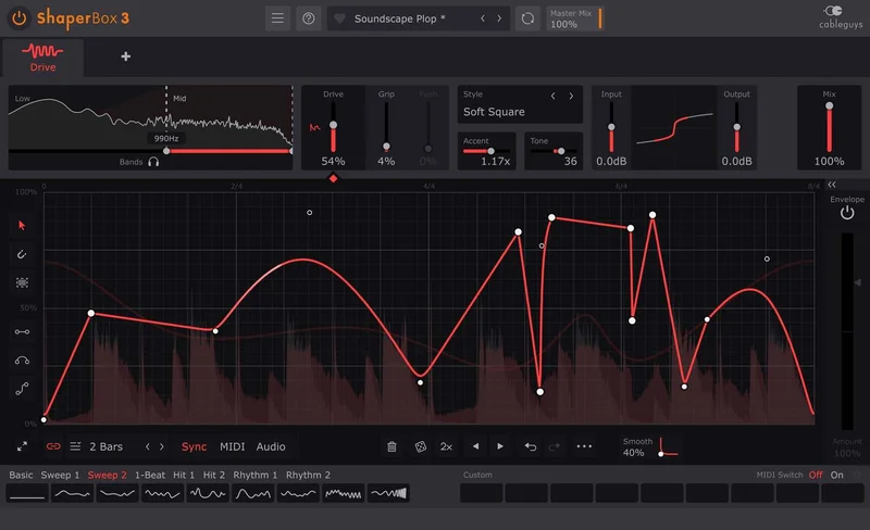 Cableguys DriveShaper 2 interface