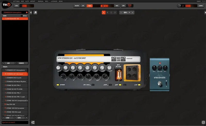 Overloud TH-U ATM Stone 50-100 interface