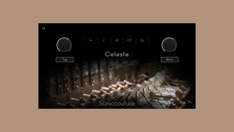 Soniccouture Celeste interface