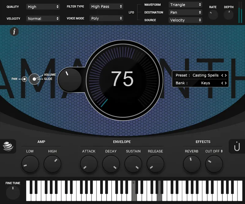Thenatan Audio AMAZYNTH interface