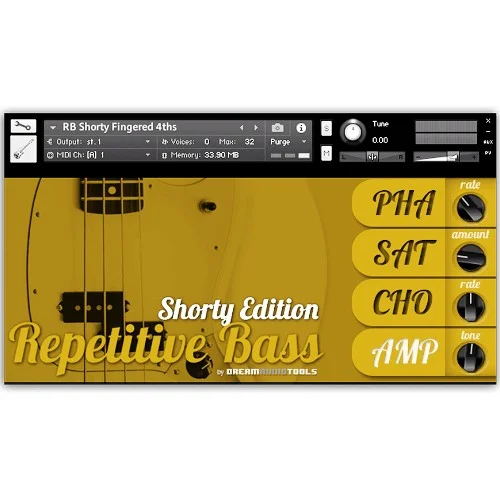 Dream Audio Tools Repetitive Bass Shorty Edition interface