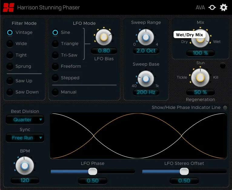 Harrison Stunning Phaser interface