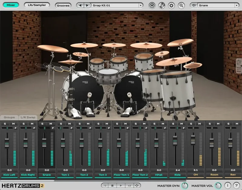 Hertz Instruments Hertz Drums Full Metal Bundle interface