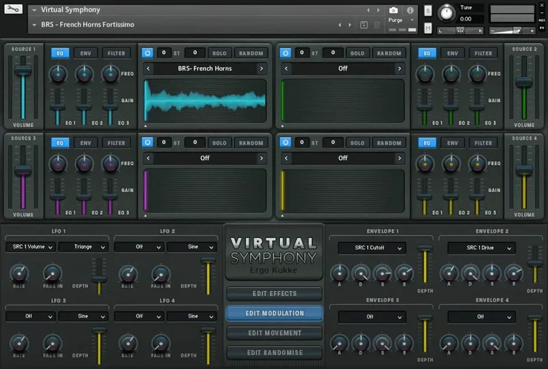 Ergo Kukke Virtual Symphony interface