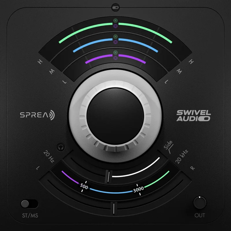 Swivel Audio Spread interface
