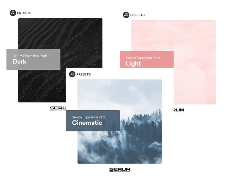 Plugin Boutique Presets Cinematic Soundscapes Serum Presets Bundle interface