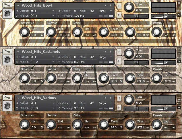 AudioThing Wood interface