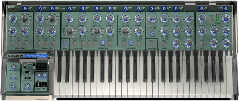 Cherry Audio Pentaphonic Synthesizer interface
