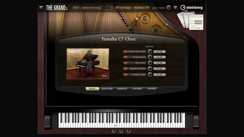 Steinberg The Grand 3 interface
